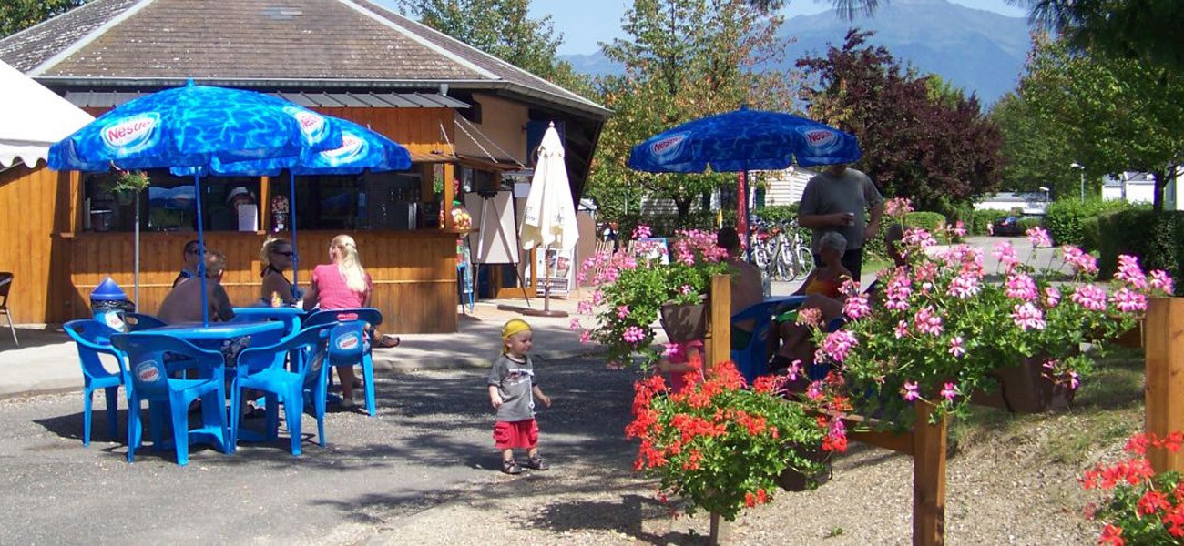 camping in savoie - Snack terrace